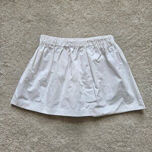 Lloyd White Cotton Skirt